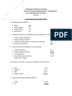 Cuestionario de Auditoría Básica 5to. M