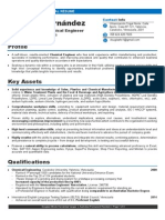 Douglas Hernandez - Chemical Engineer (Résumé)