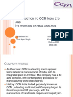 Ocm India Ltd.