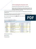 MM-FI Integration in PO For Handling Down Payments in SAP