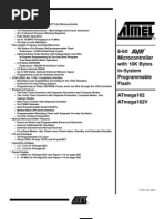 8-Bit Microcontroller With 16K Bytes In-System Programmable Flash Atmega162 Atmega162V