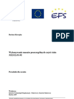 322 (12) .Z1.02 Wykonywanie Masażu Poszczególnych Części Ciała PDF