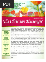 The Christian Messenger: April 28, 2013