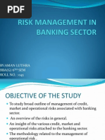 Risk Management in Banking Sector