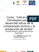 Maestra Soraya Trabajo Del Curso de Literacidad 2013