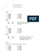 Codificacion de Binarios