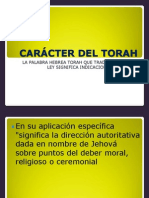 Carácter Del Torah