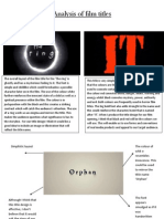 Analysis of Film Titles