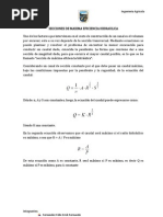 Secciones de Maxima Eficiencia Hidraulica