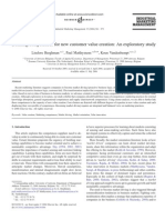 2006 Building Competences For New Customer Value Creation An Exploratory Study