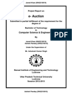 E-Auction: Computer Science & Engineering