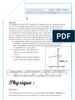 Série D'exercices N°2 - Sciences Physiques Série de Revision 2eme Trimestre - Bac Toutes Sections (2012-2013) Mme Titouhi Imen