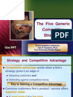 The Five Generic Competitive Strategies: Chapter Title