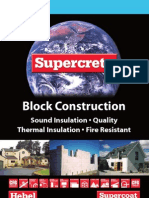 Hebel Supercrete Block Construction Brochure