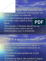 Poluição Da Água