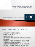 Los Test Psicologicos Teoricos