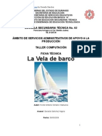 Análisis de Objeto Técnico La Vela de Barco