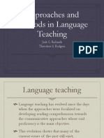 Methods and Approaches in Language Teaching