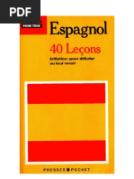 Langue Espagnol 40 Leçons Presses Pocket