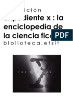 'Expediente X': La Enciclopedia de La Ciencia Ficción (Abril 2009)