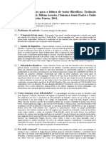 Cossutta, F. Elementos para A Leitura de Textos Filosoficos. Tradução. São Paulo - Martins Fontes, 2001