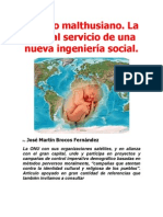 El Mito Malthusiano. La ONU Al Servicio de Una Nueva Ingeniería Social - José Martín Brocos Fernández