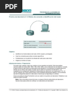 CCNA2 - Lab - 3 - 1 - 2 - Es - Modos de Comando e Identificación Del Router