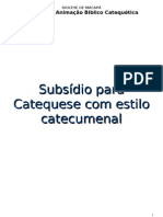 Projeto Subsisdio Catequese Catecumenal