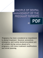 Management of Pregnant Patients in Dentistry 