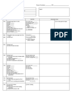 Room Number - RN - : Time To Do Chart This Notes/Meds Given 0730