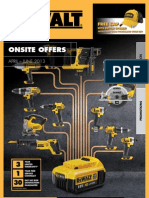 DEWALT Onsite Offers (Apr-Jun 2013)