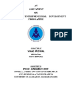 Entrepreneurial Development Programme