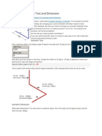 AutoCAD Isometric Text and Dimension