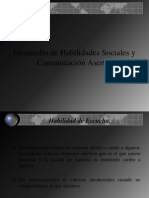 Desarrollo de Habilidades Sociales y Comunicación Asertiva