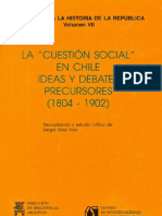 Grez Toso Estudio Crítico La Cuestión Social en Chile COMPLETO