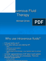 Intravenous Fluid Therapy: Michael Ornes