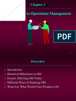 Introduction To Operations Management