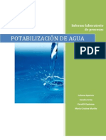 Informe de Potabilizacion de Agua Con Parte de Legislacion