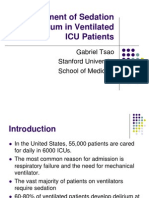 Management of Sedation and Delirium in Ventilated ICU Patients