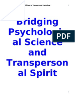 Bridging Psychological Science and Transpersonal Spirit