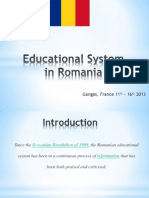 Sistemul Educational Din Romania