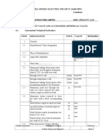 NAFRA Guaranteed Technical Perticulars Spherical Valve