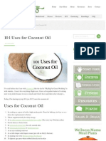 101 Uses of Coconut Oil