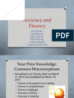 Accuracy and Fluency Powerpoint