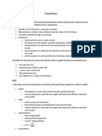 Thermal Physics & Circular Motion