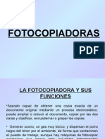 Fotocopìadoras: Conceptos Basicos