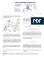 Accelerometers Monting Considerations