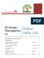 Strategic Management Project For Dabur India Limited