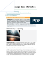 Climate Change Basic Information