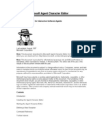 Using The Microsoft Agent Character Editor: Activex™ Technology For Interactive Software Agents